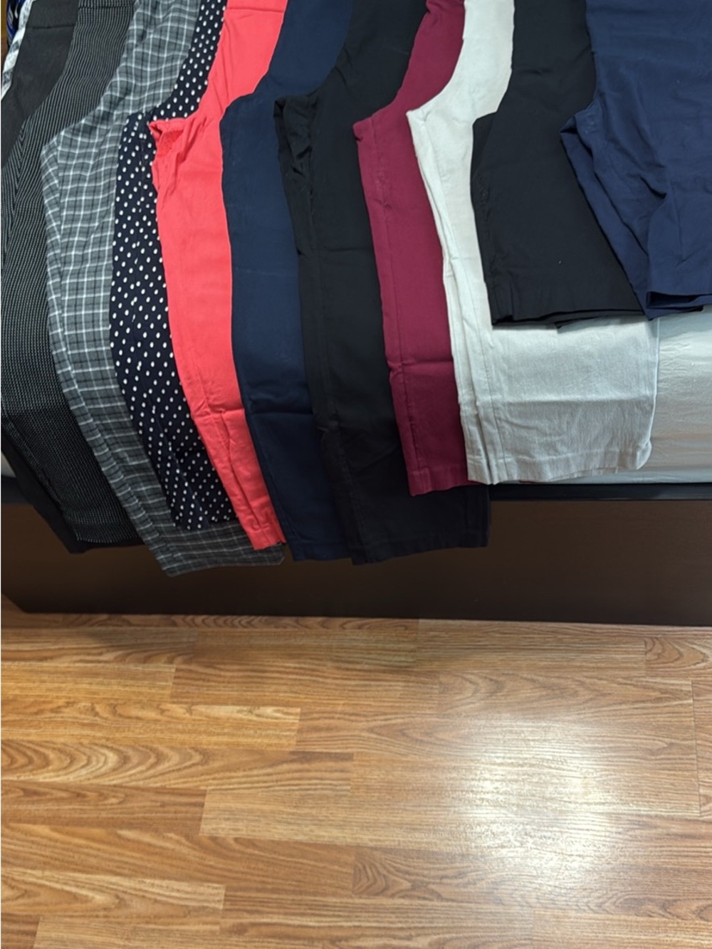 Women lot of Cleo dress pant/crops/shorts- Black, Navy, Burgundy, Coral, White
